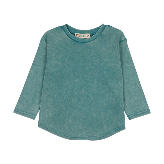 Teal Mineral Wash Tee