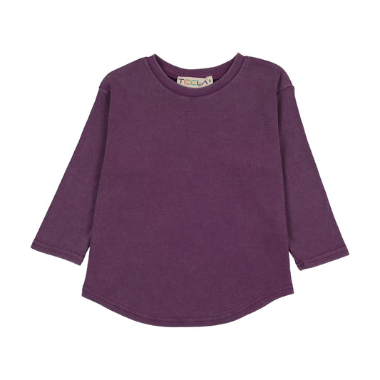 Purple Mineral Wash Tee