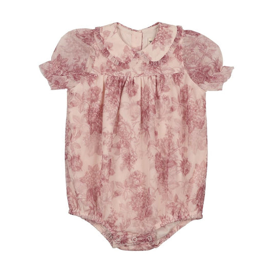 Mauve Tulle Romper/Set