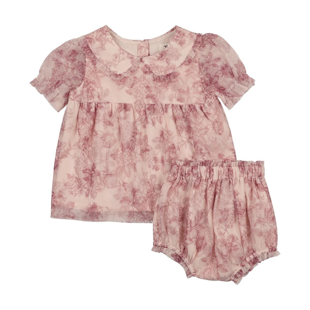 Mauve Tulle Romper/Set