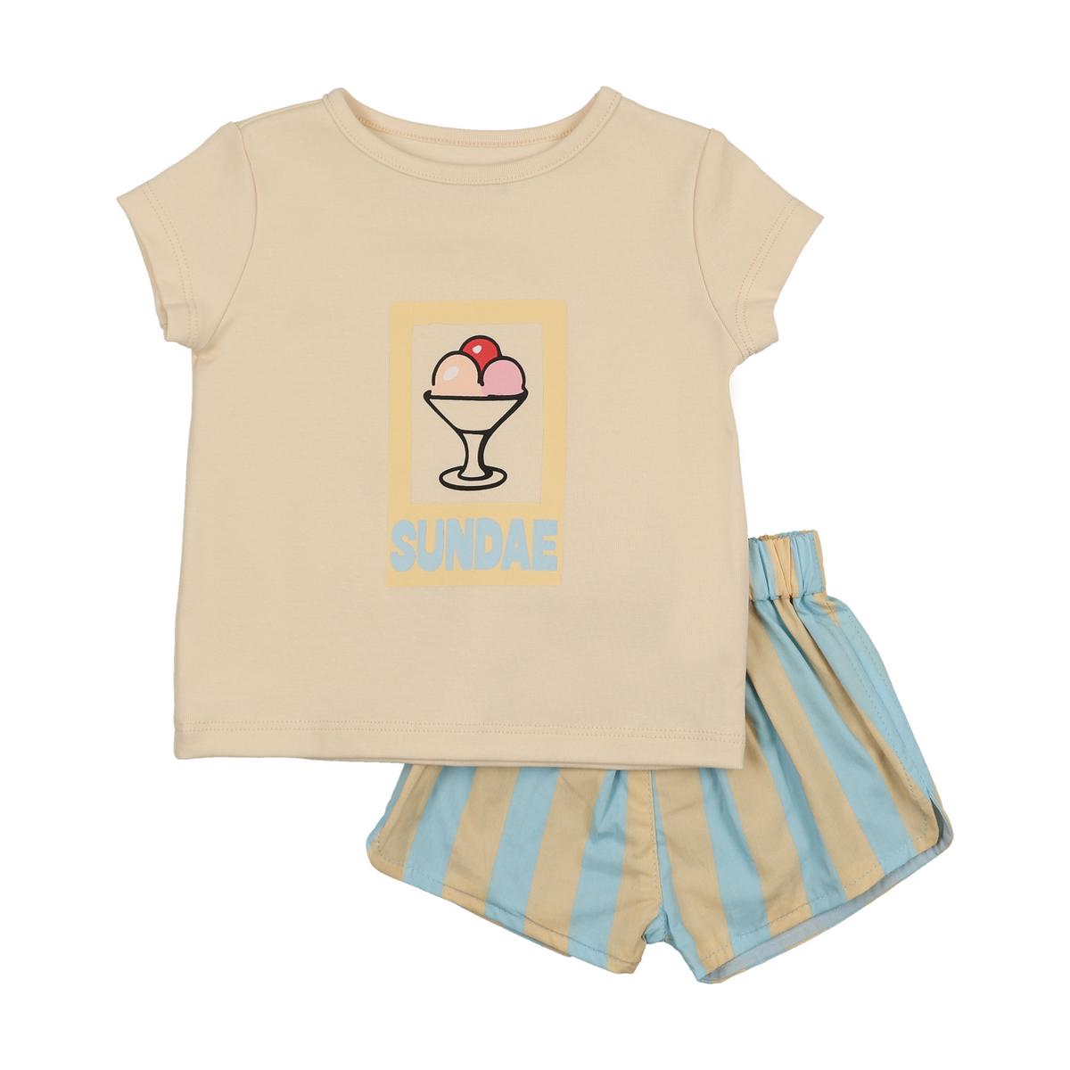 Stripe Sundae Baby Set