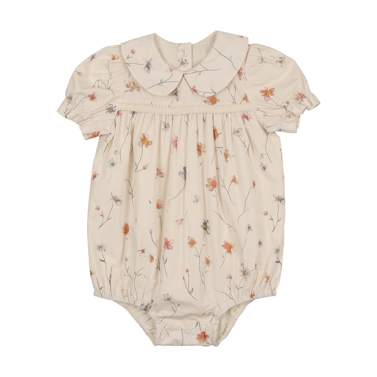 Off White Stem Romper/Set